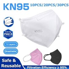 10/20/30 Pack Disposable KN95 Fabric Protective Mask Children Kids Face Masks