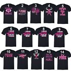 Breast Cancer Awareness PINK Ribbon Survivor Support Unisex Men T-shirt S-5X