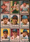 New Listing1952 Topps Baseball 9 Card Lot - Lesser Condition - Jansen - 1952 Topps Baseball