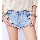 One X Teaspoon Free People Bandits Relaxed Fit Button Fly Cuff Shorts Size 26