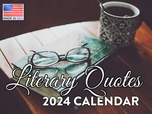 Literary Quote 2024 Wall Calendar