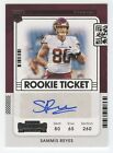 New Listing2021 Panini Contenders Sammis Reyes Wild Card Autograph #188 RC Rookie Auto