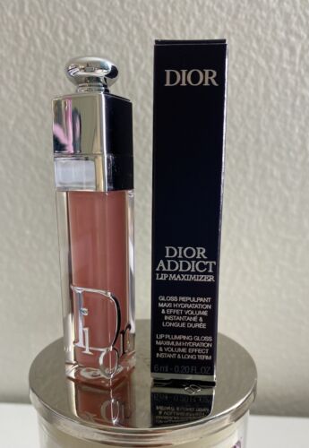 Dior Addict Lip Maximizer Plumping Gloss  0.20oz/6ml New With Box #001 PINK