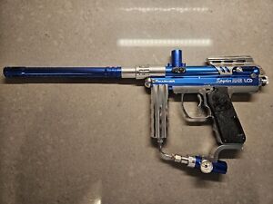Spyder AMG LCD Paintball Marker Gun Blue Electronic W Case Rare