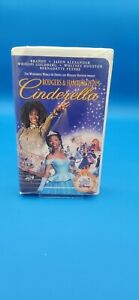 Rare Cinderella Rodgers & Hammerstein's VHS 1997 Whitney Houston & Brandy Sealed