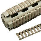 Heat Resistant Rifle Ladder Rail Cover for Weaver Picatinny Rails - Dark Tan