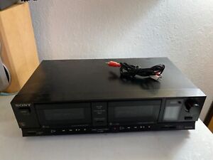SONY TC-W380 DOUBLE DUAL CASSETTE DECK 4 TRACK 2 CHANNEL STEREO TESTED & WORKING
