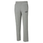 Puma Essentials Logo Pants Mens Grey Athletic Casual Bottoms 846822-03