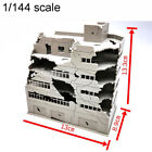 1/144 Scale Buildings Corner Battle Damage Destroy  Railway model kit