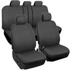 Full Charcoal Gray Interior Auto Seat Covers for Car SUV Van Dark Gray (For: Scion FR-S)