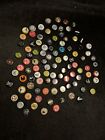 100 Beer Bottle Caps Mixed Lot Recycle Upcycle Craft Projects Collecting