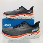 Hoka One Clifton 8- Anthracite/ Castlerock - Men’s Running Shoes Size 10.5 D