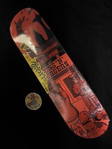 RARE Guns And Burgers Joey Brezinski Cliche Skateboard Deck Jon Horner NYC Art