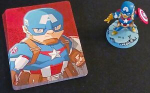Marvel United 'Painted Miniature' CAPTAIN AMERICA w/Cards Well Painted Mini