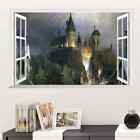 Hogwarts Harry Potter 3D Window View Decal Graphic Wall Stickers Art Mural