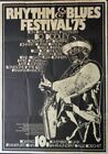 RHYTHM AND BLUES FESTIVAL 1975 German A1 concert poster BO DIDDLEY SCREAMIN JAY