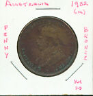 WORLD COINS AUSTRALIA 1932(m) LARGE PENNY  AU (G456) BRONZE