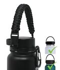 Paracord Handle Carrier 2.0 for Hydro Flask Wide Mouth Bottle Fit 40 32 64 20 oz