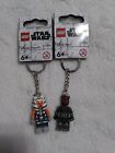 Lego 854186 and 854188 Star Wars Ahsoka Tano and Darth Maul Minifigure Key Chain