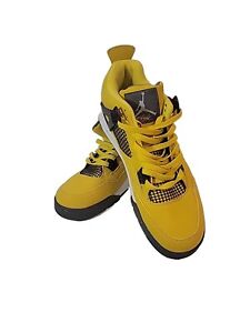 New Size 13 Air Jordan 4 Retro Flight  Yellow # 136013-990