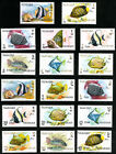 Sharjah Stamps MNH XF scarce fish sets 16 values