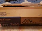 Brother TN360 Black Toner Cartridge Genuine Original Authentic OEM TN 360, OPEN
