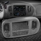 For 97-04 Ford F-150/Heritage Expedition 4WD Center Dash Radio Panel Bezel Gray
