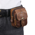 Men's Leather Belt Waist Bag Mini Bag Wear Mobile Phone Belt Coin Purse Outdoor