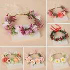 Boho Women Hair Band Floral Wreath Fairy Crown Flower Wedding Headband Garland 1