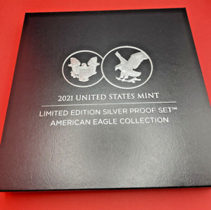 2021 S UNITED STATES MINT LIMITED EDITION SILVER PROOF SET-TYPE 1 & 2 EAGLE