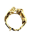 Whitt Solid 14K Yellow Gold Nude Man and Woman Embrace Ring Size 6.25