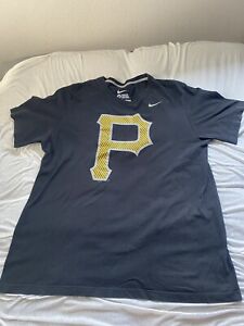 Nike Pittsburg Pirates Shirt XL Black Short Sleeve T Shirt