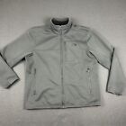 The North Face Jacket Mens Size XL Gray Windwall Full Zip Soft Shell