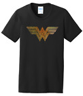 Women's Wonder Woman Ladies Tee Shirt S-4XL Bling Crew Neck