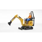 Bruder #62002 JCB Micro Excavator 8010 CTS with Construction Worker! NEW!