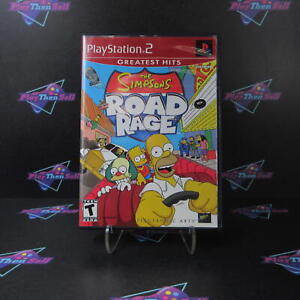 The Simpsons Road Rage GH PS2 PlayStation 2 + Reg Card - Complete CIB