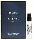 Chanel Bleu De Chanel Eau De Parfum Vial Spray For Men 0.05 Oz New Travel Size!