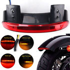 RED Motorcycle Bobber Chopper Cafe Racer LED Rear Turn Signal Brake Tail Light