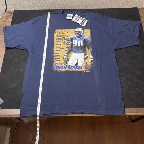 Vintage Tennessee Titans Shirt Jevon Kearse The Freak 2XL NFL Houston Oilers New