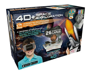 4D+ Space Exploration VR Headset Bundle | 360° FOV | 26 Augmented Reality Cards