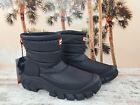 Hunter Intrepid Short Snow Boots Waterproof Insulated Black Women's Size 10 NEW
