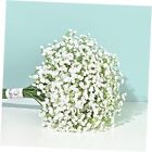 New Listing Babys Breath Artificial Flowers, 6Pcs Fake Babys Breath Flowers 6 Pcs White