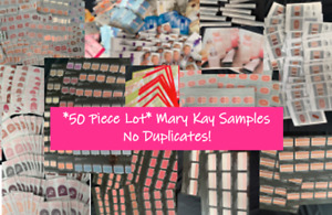 50 Piece Lot of Mary Kay Samples - FREE SHIPPING - Please Read Description