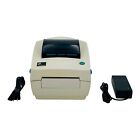 Zebra LP2844 Direct Thermal Barcode Printer USB Serial Parallel with AC Adapter
