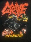GRAVE- T Shirt Size Large Obituary Carcass Death dismember entombed hypocrisy