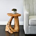 Rustic Primitive Natural Cedar Root Wood Log Side End Table Chair Home Garden