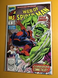 WEB OF SPIDER-MAN (1985 1st Series) #69 FN+ 6.5 AMAZING SPIDER-MAN VS. THE HULK