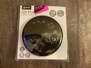 GPX PC332B Portable CD Player Antiskip Protection Fm Radio Stereo Earbuds Black