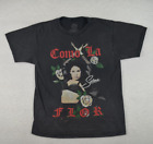 Selena Quintanilla Shirt Womens Medium Black Como La Flor Queen of Tejano Music