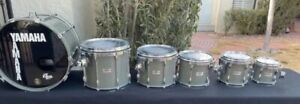 YAMAHA RECORDING CUSTOM SHELL PACK 80S OR 90S QUARTZ GREY EXCELLENT CONDITION